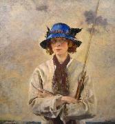 William Orpen The Angler oil painting reproduction